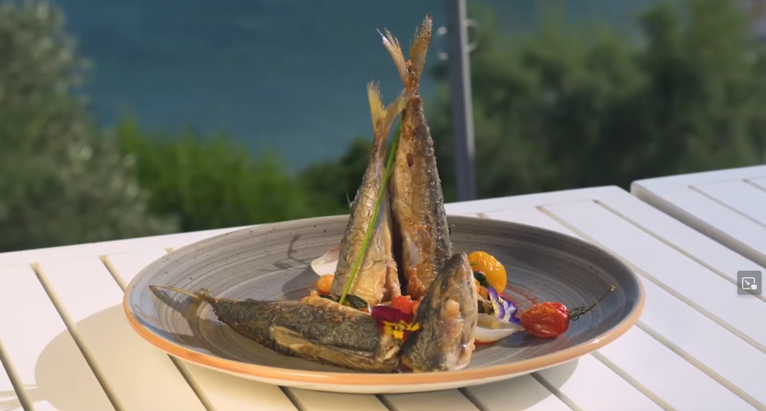 Κολιοί με γλυκάδια (ξύδι) και μοσχάτο κρασί Σάμου