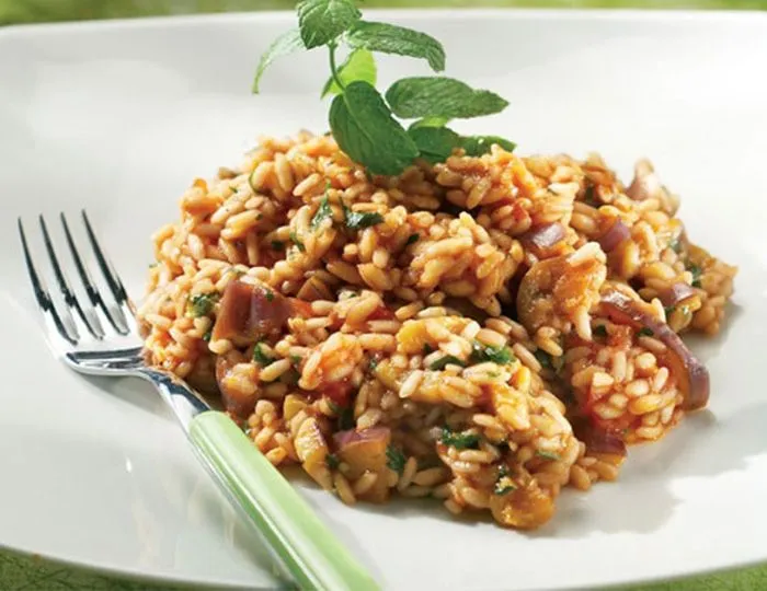 Χιώτικο Μελιτζανοπίλαφο