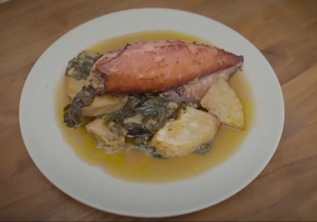 Καλαμάρια γεμιστά φρικασέ